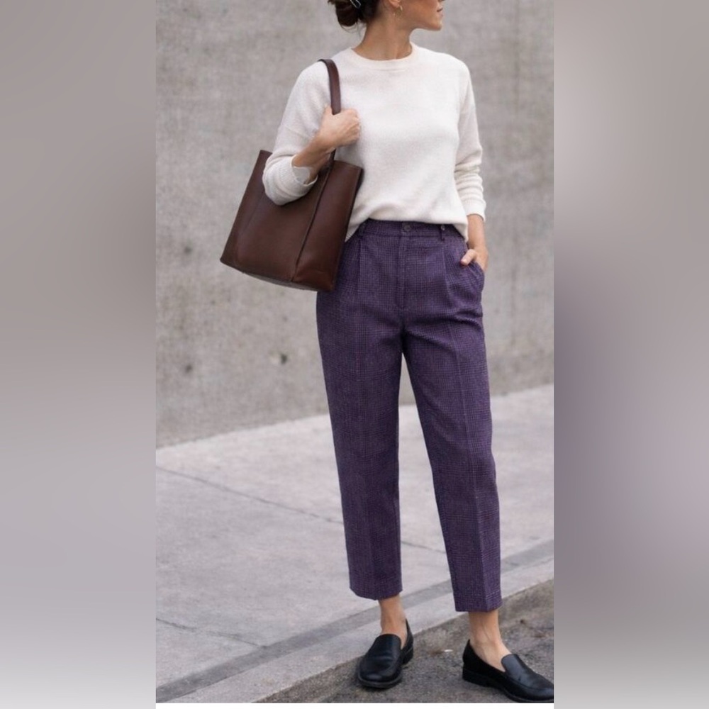 Pendleton Violet Cropped Pants size 6